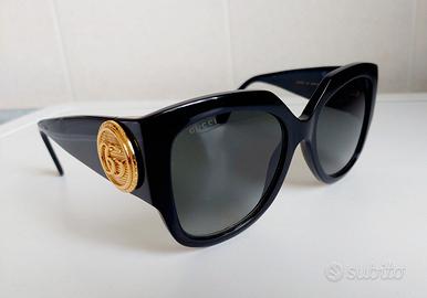 Occhiali da sole Gucci oversize neri (come nuovi)