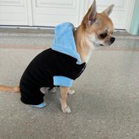 “Maglioncino” nero e blu per cani piccoli