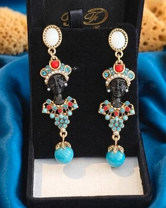Orecchini vintage Moro firmati per donna