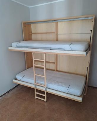 Letto a castello richiudibile