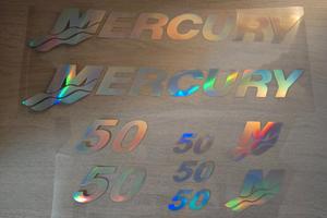 Adesivi Fuoribordo Motore Marino Mercury 