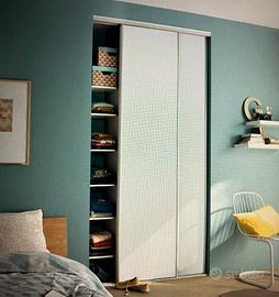 Kit anta scorrevole bianco 120x270