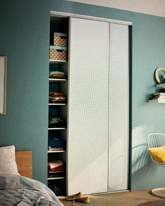 Kit anta scorrevole bianco 120x270