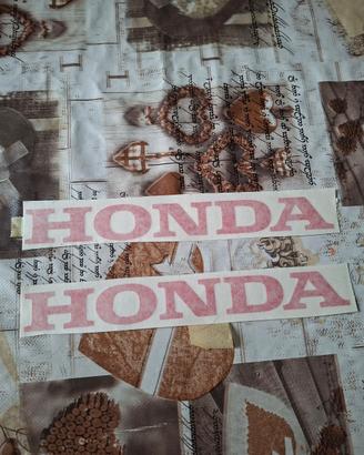ADESIVI STICKERS  SCRITTE HONDA 