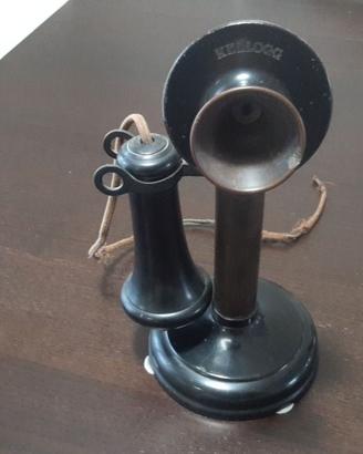 Kellog - Telefono antico - candlestik - bachelite
