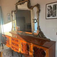 mobile soggiorno anni 50 completo di specchio 