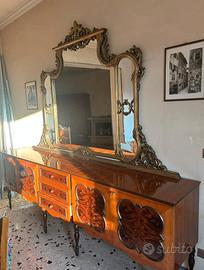 mobile soggiorno anni 50 completo di specchio 