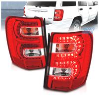 FANALI A LED JEEP GRAND CHEROKEE 99-05 ROSSO CHIAR