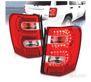 FANALI A LED JEEP GRAND CHEROKEE 99-05 ROSSO CHIAR