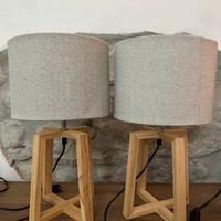 Coppia di lampade abat-jour Manon Maisons du Mond