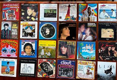 45 giri con copertina  artisti stranieri 60/70/80