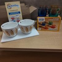 Tazze Mulino Bianco e tazzine Nutella nuove. 