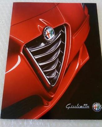 Alfa Romeo Giulietta coppia dépliant illustrativi