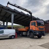 MAN 4x4 gru ribaltabile radiocomando macchina