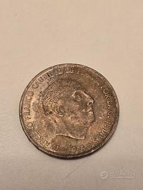 Moneta 100 Pesetas 1966 Argento - Francisco Franco