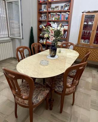 tavolo e sedie sala da pranzo