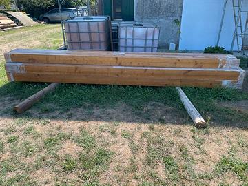 20 travi legno massello abete