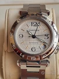 cartier pasha c meridian gmt
