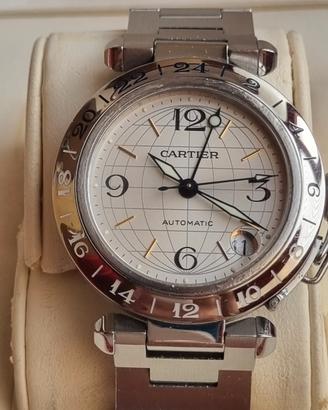 cartier pasha c meridian gmt