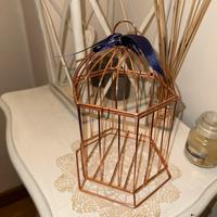 Gabbietta decorativa in metallo