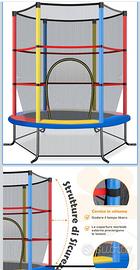Trampolino per bambini costway