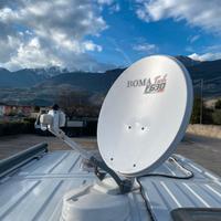 ANTENNA SATELLITARE F630 BOMA TECH + TV