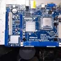 scheda madre con processore intel