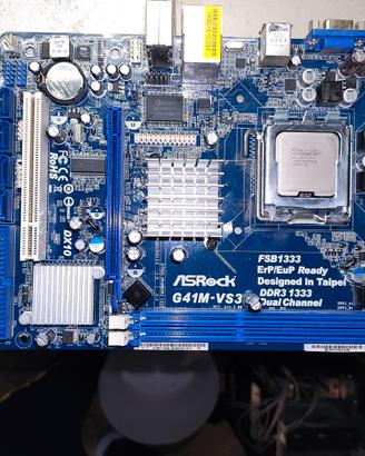scheda madre con processore intel