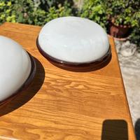 Lampade da soffitto vintage in vetro di Murano.