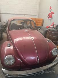 Maggiolino vetro piatto