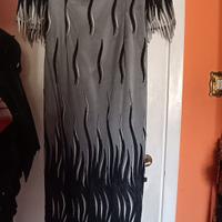 Abito in raso fattura sartoriale