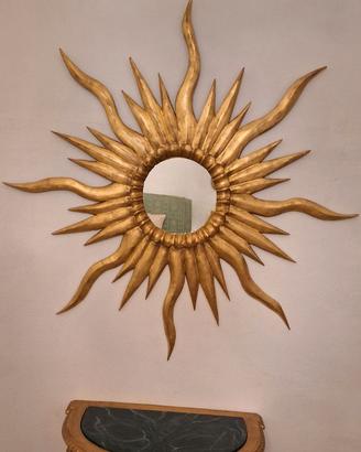 Specchio solare realizzato manualmente