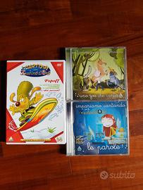 2 Cd e 1 Dvd per bambini