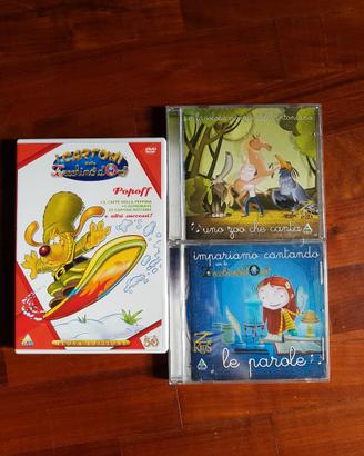 2 Cd e 1 Dvd per bambini
