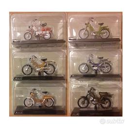 LOTTO 6 MODELLINI MOTORINO DIFFERENTI lunghi 8 cm