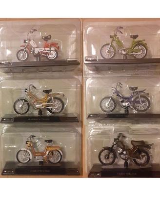 LOTTO 6 MODELLINI MOTORINO DIFFERENTI lunghi 8 cm