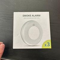 Rilevatore di fumo e monossido Wifi  a batteria x3
