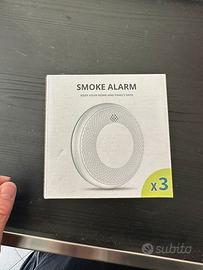 Rilevatore di fumo e monossido Wifi  a batteria x3