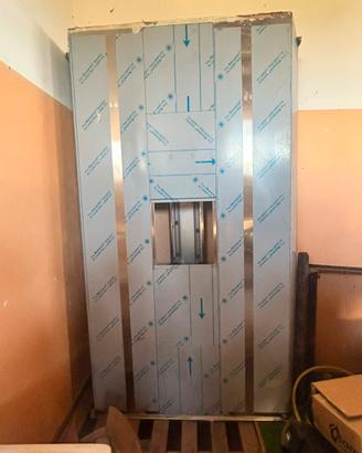 Cappa aspirante inox aisi 304 per ristorante
