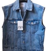 gilet di jeans zara anni 13-14