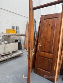 porte in legno massiccio x cascina o baita