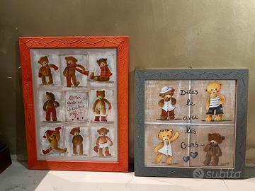 Coppia quadri cameretta