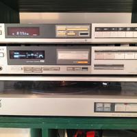 Giradischi vintage SONY PS-FL1  ampli e radio FM