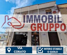 Via corato intero stabile o suolo
