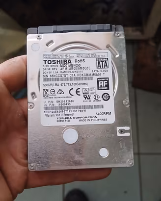 Hard disk interno Toshiba da 500GB