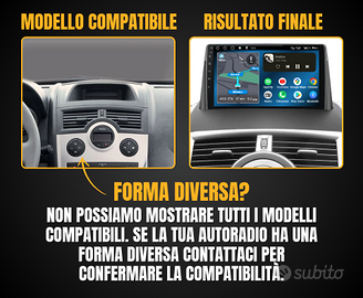 Renault Megane 2  | 4/64 Autoradio Android  2 din