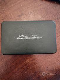 miniature in argento auto 