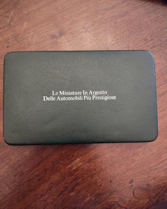 miniature in argento auto 