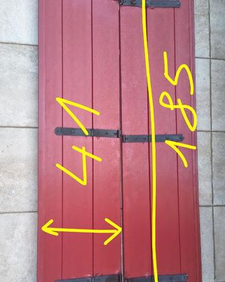 Porte scuri in pvc