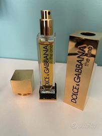 Travel Spray ricaricabile D&G The One colore oro